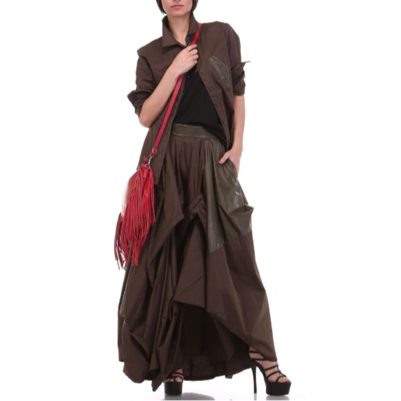 Olive Damsel Maxi Skirt